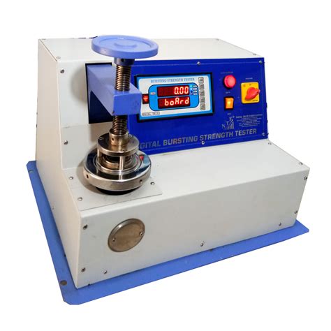 digital automatic burst strength tester|digital and reliable burst strength tester.